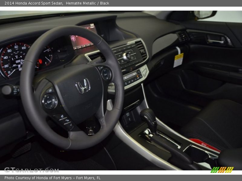 Hematite Metallic / Black 2014 Honda Accord Sport Sedan