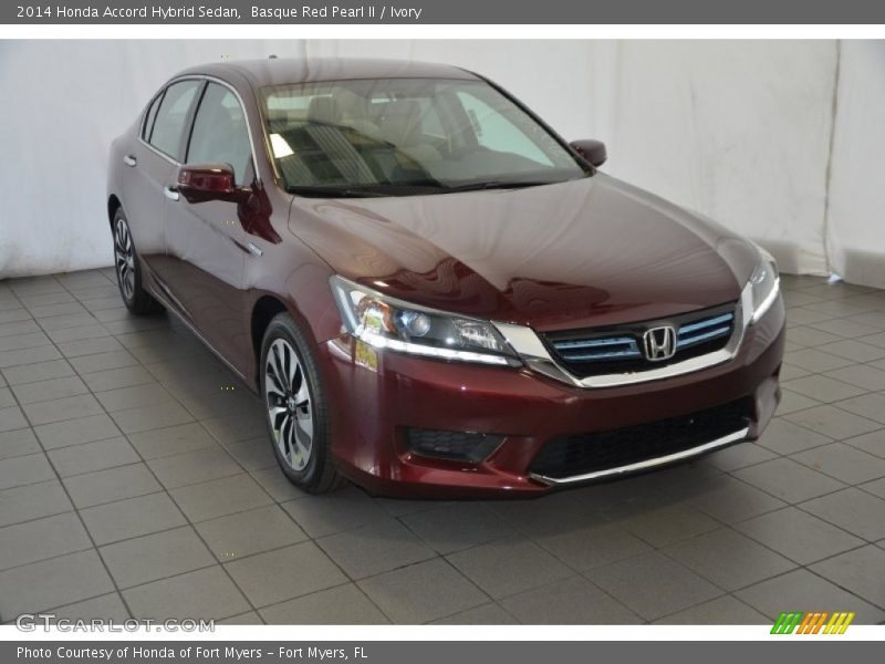 Basque Red Pearl II / Ivory 2014 Honda Accord Hybrid Sedan