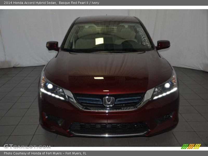 Basque Red Pearl II / Ivory 2014 Honda Accord Hybrid Sedan