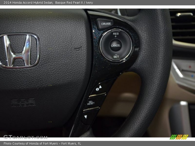 Basque Red Pearl II / Ivory 2014 Honda Accord Hybrid Sedan