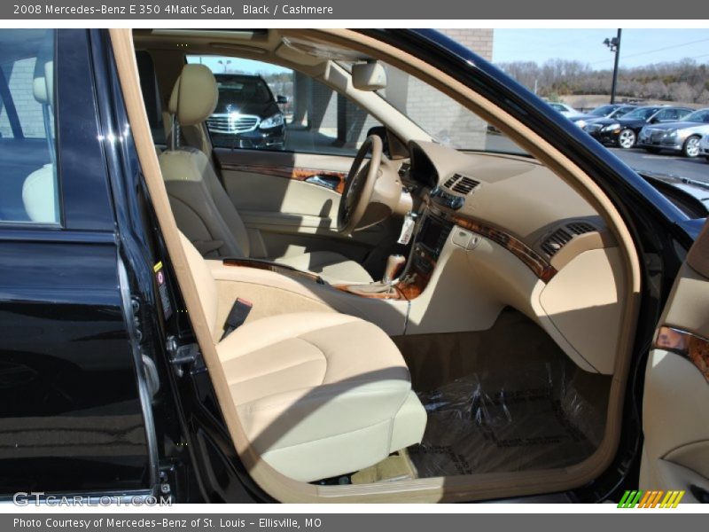 Black / Cashmere 2008 Mercedes-Benz E 350 4Matic Sedan