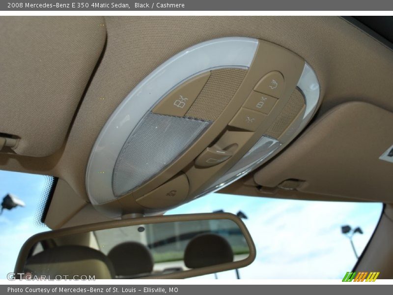 Black / Cashmere 2008 Mercedes-Benz E 350 4Matic Sedan