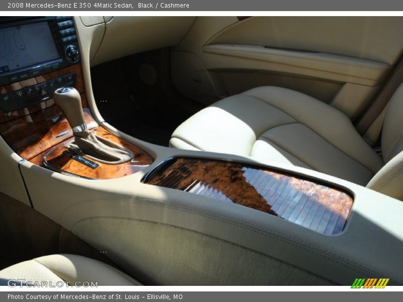 Black / Cashmere 2008 Mercedes-Benz E 350 4Matic Sedan