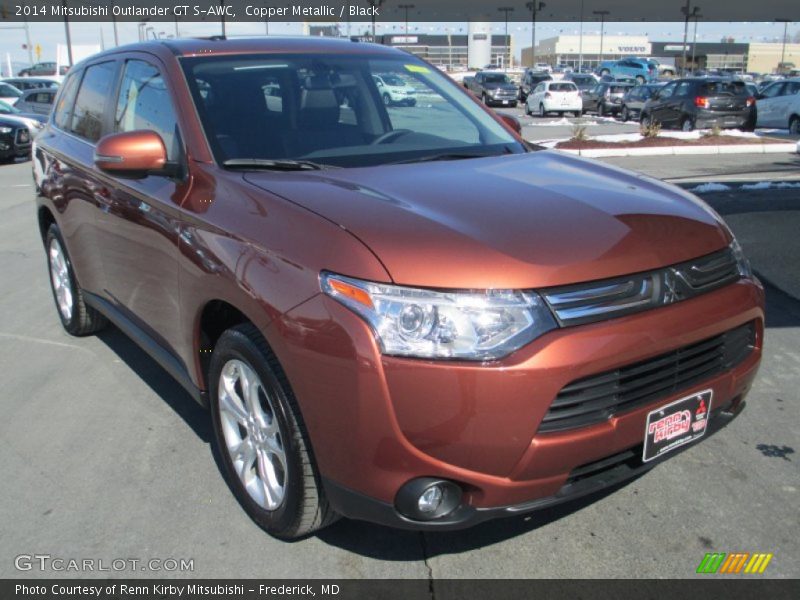 Copper Metallic / Black 2014 Mitsubishi Outlander GT S-AWC