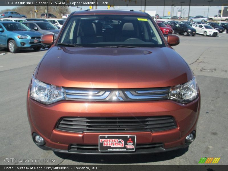 Copper Metallic / Black 2014 Mitsubishi Outlander GT S-AWC