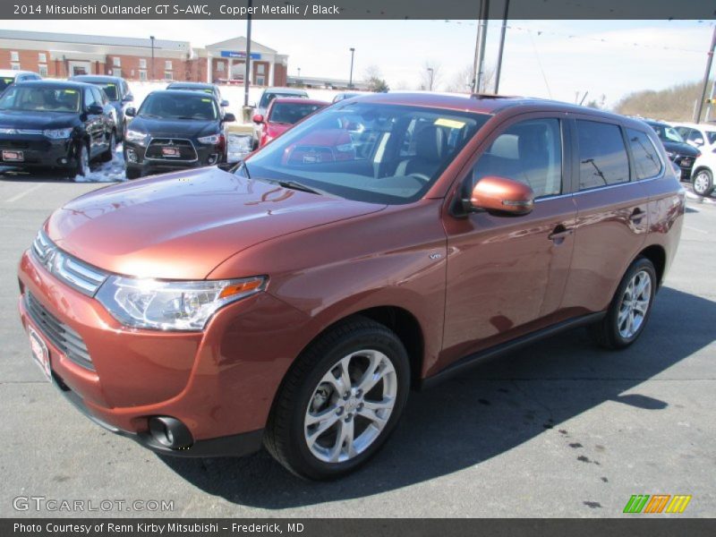 Copper Metallic / Black 2014 Mitsubishi Outlander GT S-AWC