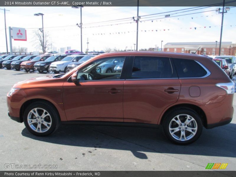 Copper Metallic / Black 2014 Mitsubishi Outlander GT S-AWC