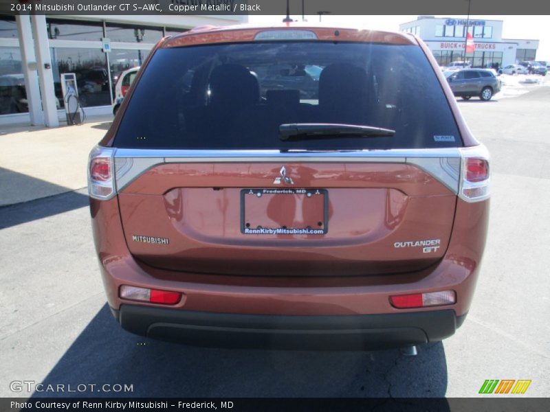 Copper Metallic / Black 2014 Mitsubishi Outlander GT S-AWC