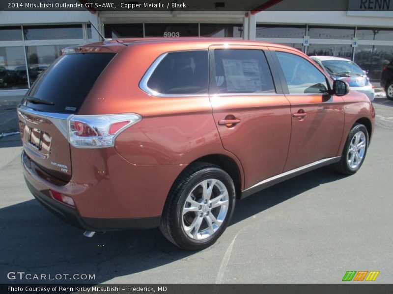 Copper Metallic / Black 2014 Mitsubishi Outlander GT S-AWC