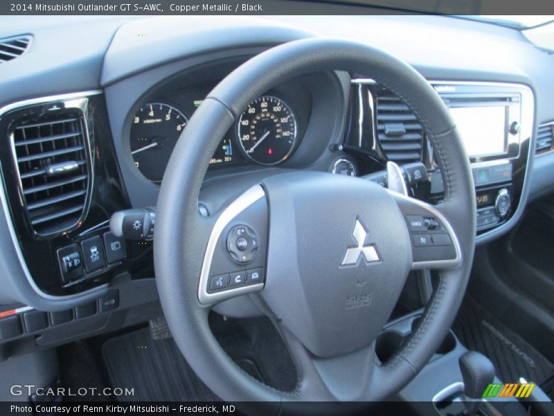 Copper Metallic / Black 2014 Mitsubishi Outlander GT S-AWC