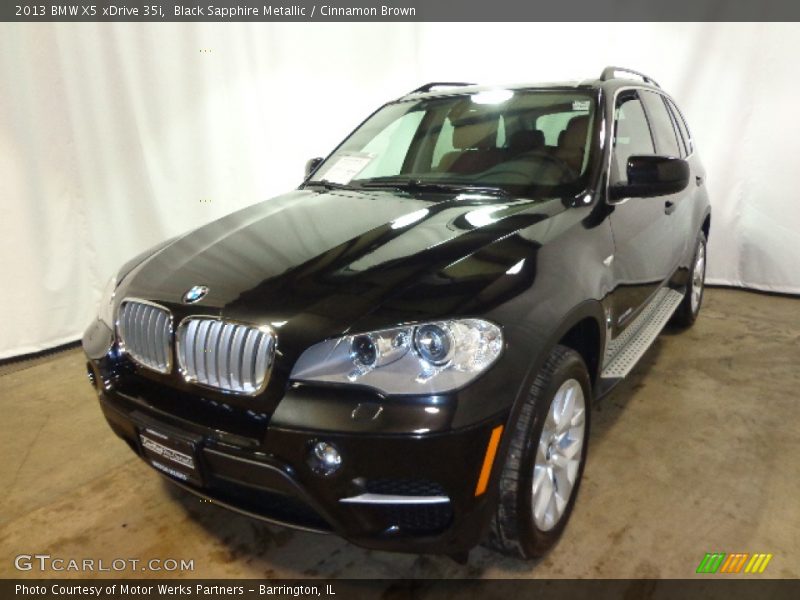 Black Sapphire Metallic / Cinnamon Brown 2013 BMW X5 xDrive 35i