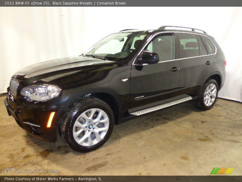 Black Sapphire Metallic / Cinnamon Brown 2013 BMW X5 xDrive 35i
