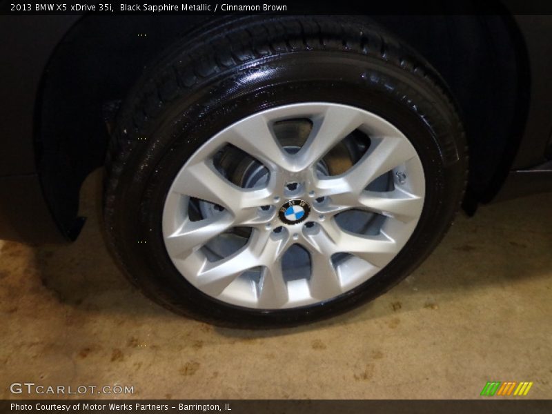 Black Sapphire Metallic / Cinnamon Brown 2013 BMW X5 xDrive 35i