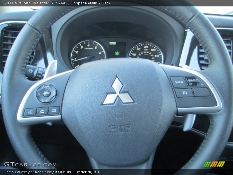 Copper Metallic / Black 2014 Mitsubishi Outlander GT S-AWC