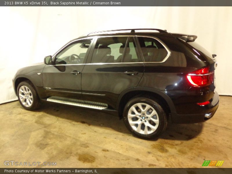 Black Sapphire Metallic / Cinnamon Brown 2013 BMW X5 xDrive 35i