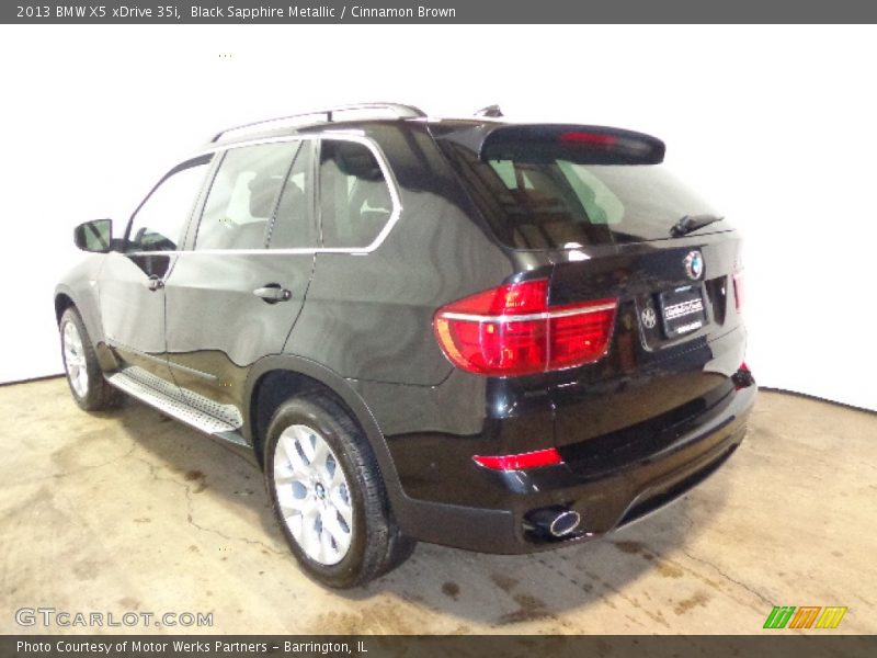 Black Sapphire Metallic / Cinnamon Brown 2013 BMW X5 xDrive 35i