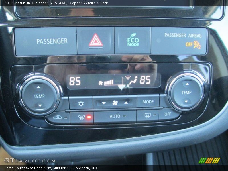 Copper Metallic / Black 2014 Mitsubishi Outlander GT S-AWC