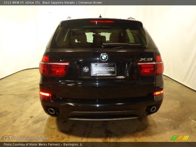 Black Sapphire Metallic / Cinnamon Brown 2013 BMW X5 xDrive 35i