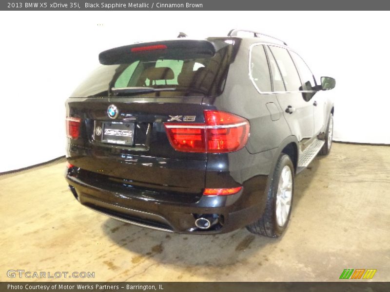 Black Sapphire Metallic / Cinnamon Brown 2013 BMW X5 xDrive 35i