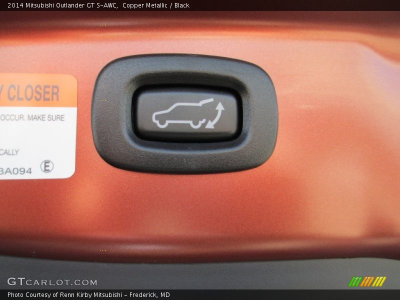 Copper Metallic / Black 2014 Mitsubishi Outlander GT S-AWC