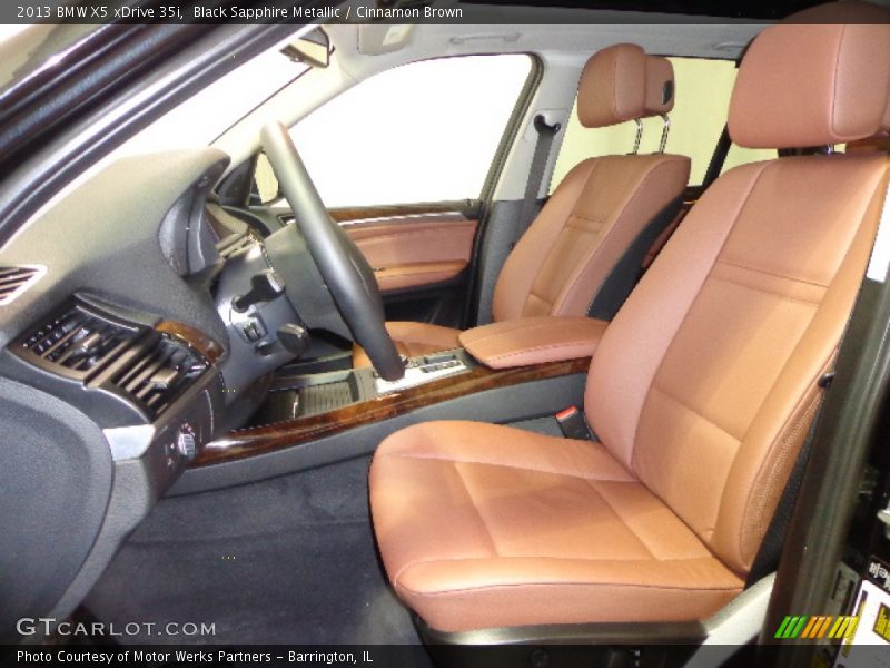 Black Sapphire Metallic / Cinnamon Brown 2013 BMW X5 xDrive 35i