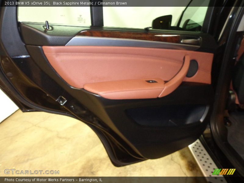 Black Sapphire Metallic / Cinnamon Brown 2013 BMW X5 xDrive 35i
