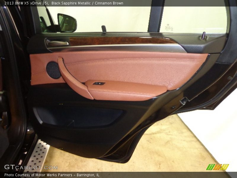 Black Sapphire Metallic / Cinnamon Brown 2013 BMW X5 xDrive 35i