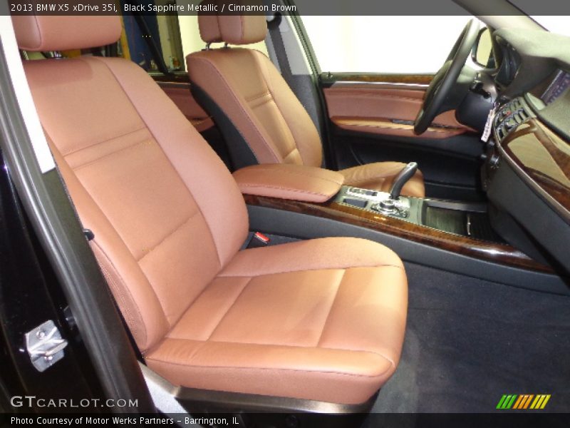 Black Sapphire Metallic / Cinnamon Brown 2013 BMW X5 xDrive 35i