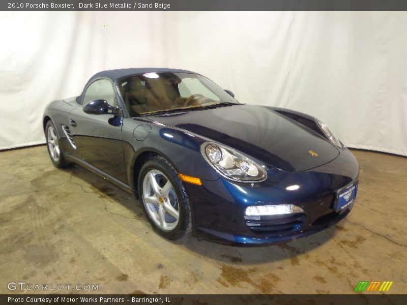 Dark Blue Metallic / Sand Beige 2010 Porsche Boxster