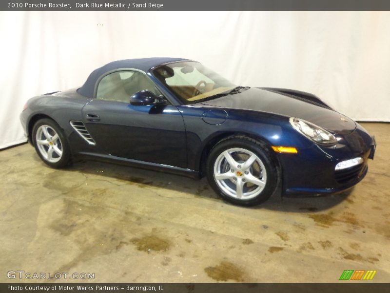 Dark Blue Metallic / Sand Beige 2010 Porsche Boxster