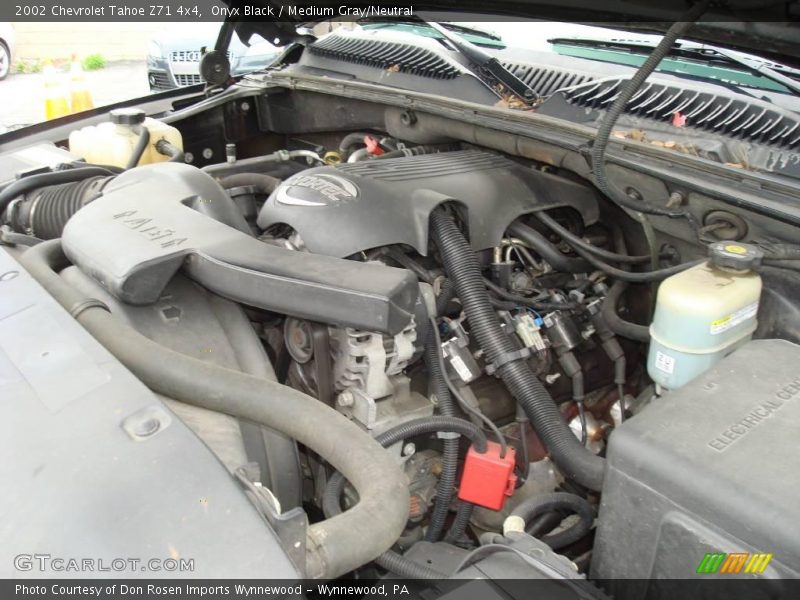 Onyx Black / Medium Gray/Neutral 2002 Chevrolet Tahoe Z71 4x4