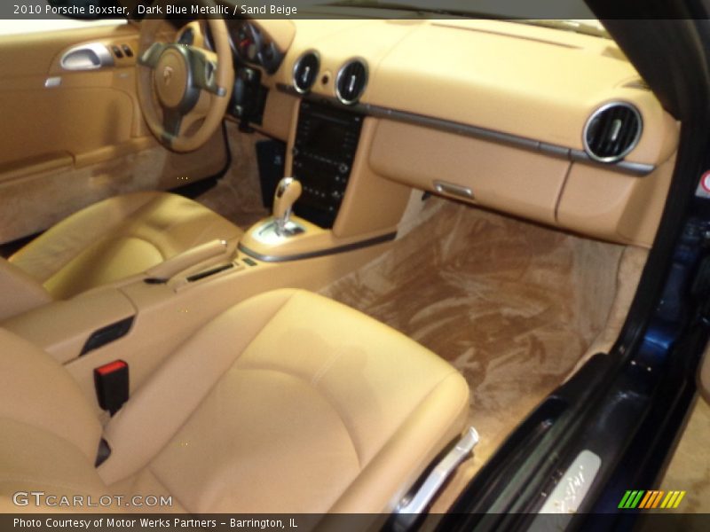 Dark Blue Metallic / Sand Beige 2010 Porsche Boxster
