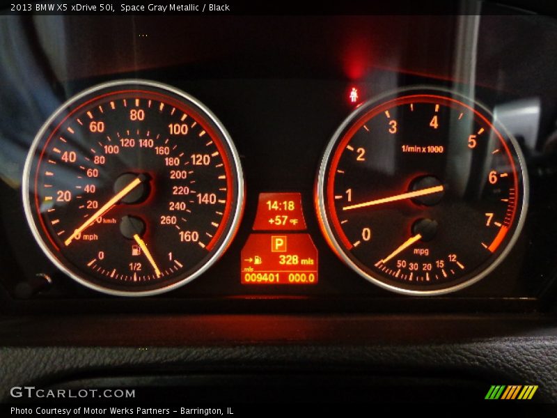 Space Gray Metallic / Black 2013 BMW X5 xDrive 50i