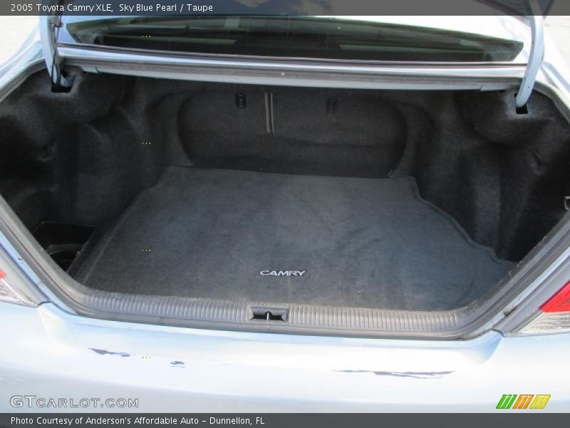 Sky Blue Pearl / Taupe 2005 Toyota Camry XLE