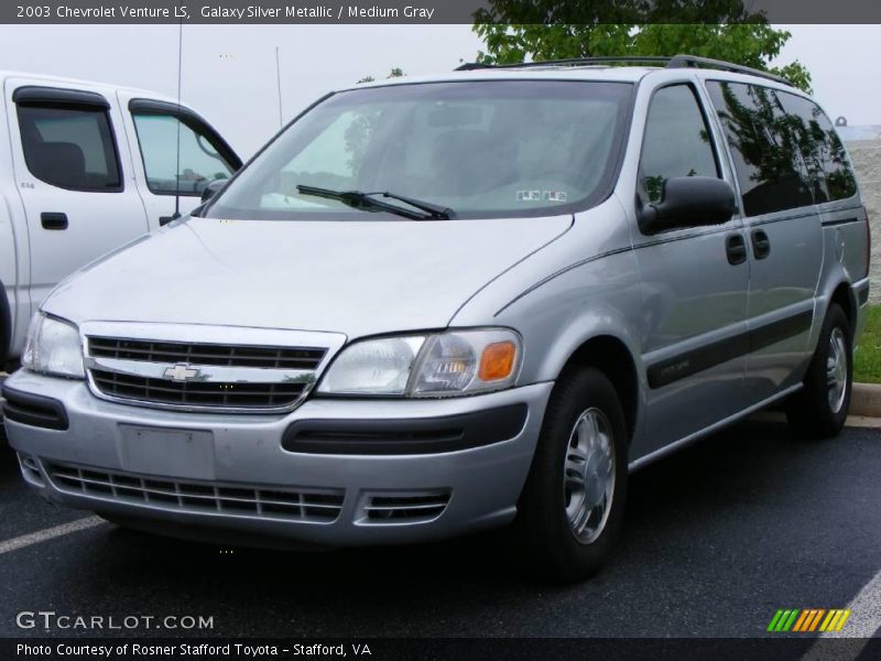 Galaxy Silver Metallic / Medium Gray 2003 Chevrolet Venture LS