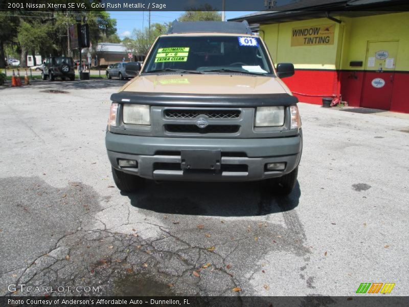 Gold Rush Metallic / Sage 2001 Nissan Xterra SE V6