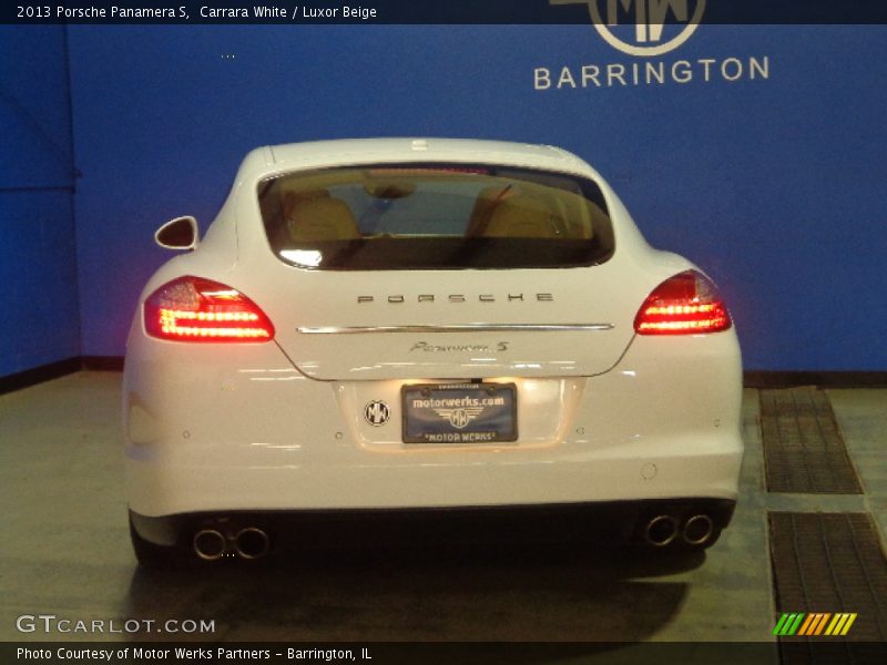 Carrara White / Luxor Beige 2013 Porsche Panamera S