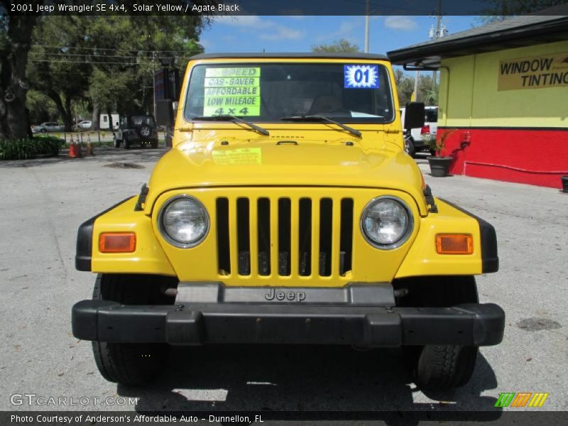 Solar Yellow / Agate Black 2001 Jeep Wrangler SE 4x4