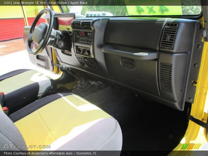 Solar Yellow / Agate Black 2001 Jeep Wrangler SE 4x4