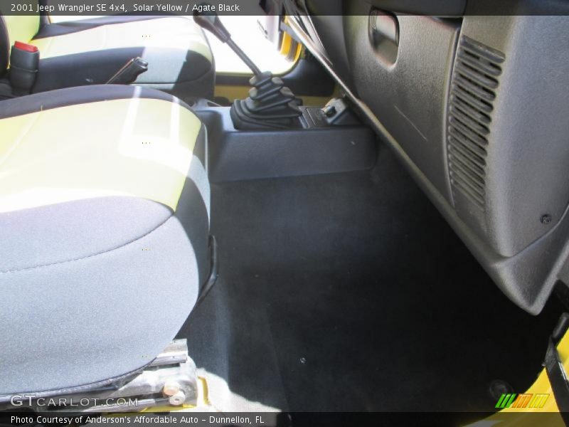 Solar Yellow / Agate Black 2001 Jeep Wrangler SE 4x4