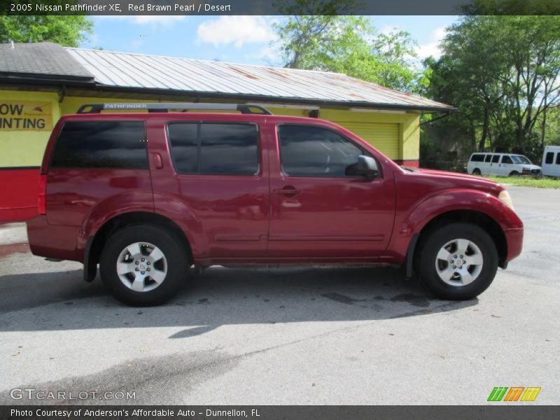 Red Brawn Pearl / Desert 2005 Nissan Pathfinder XE