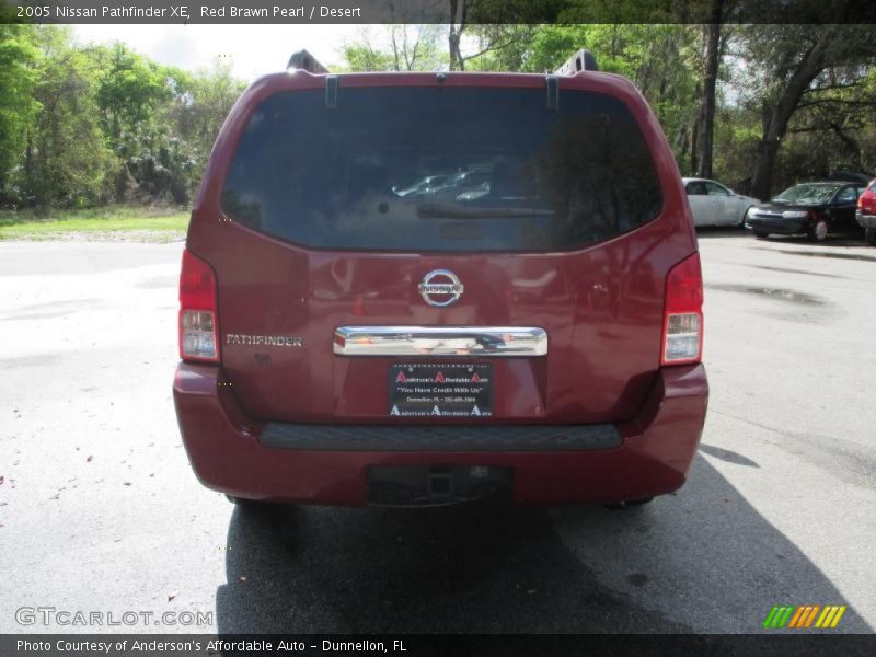 Red Brawn Pearl / Desert 2005 Nissan Pathfinder XE