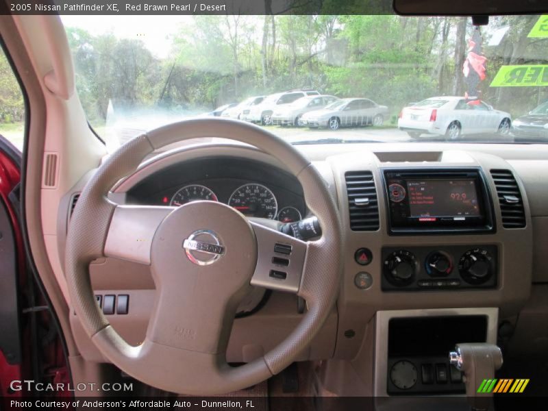 Red Brawn Pearl / Desert 2005 Nissan Pathfinder XE