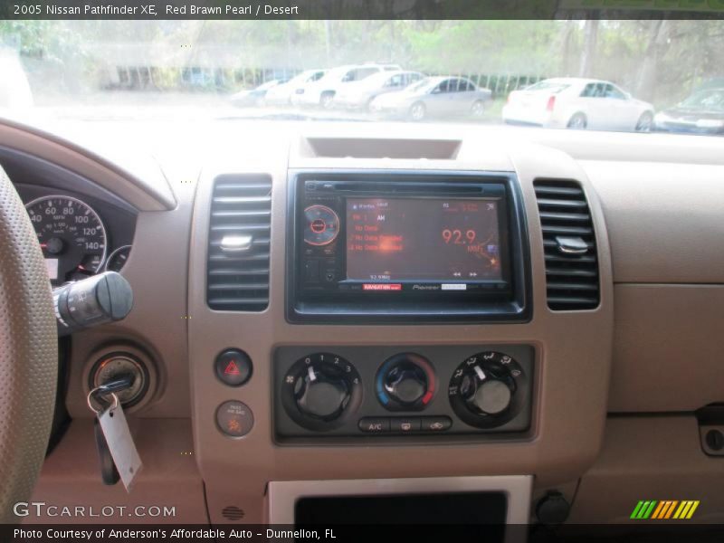 Red Brawn Pearl / Desert 2005 Nissan Pathfinder XE