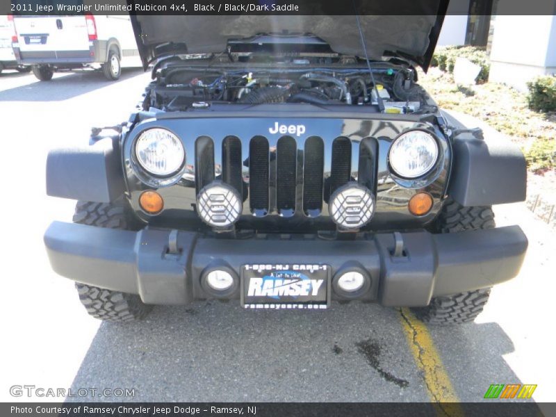 Black / Black/Dark Saddle 2011 Jeep Wrangler Unlimited Rubicon 4x4
