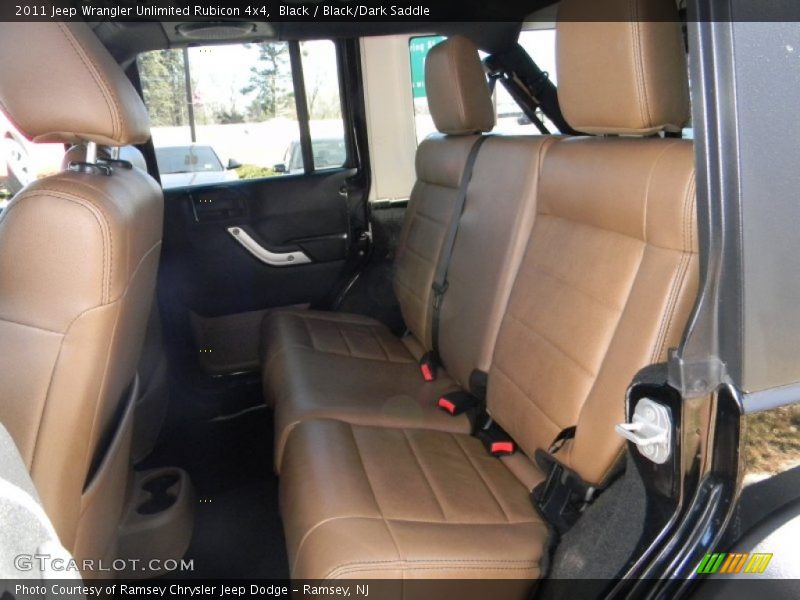 Black / Black/Dark Saddle 2011 Jeep Wrangler Unlimited Rubicon 4x4