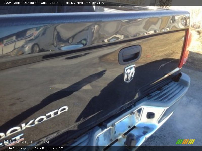 Black / Medium Slate Gray 2005 Dodge Dakota SLT Quad Cab 4x4