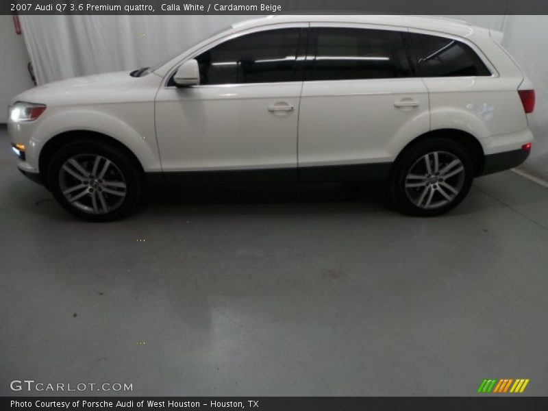 Calla White / Cardamom Beige 2007 Audi Q7 3.6 Premium quattro