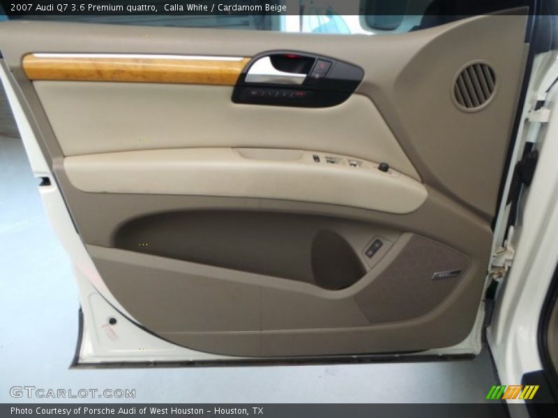 Calla White / Cardamom Beige 2007 Audi Q7 3.6 Premium quattro