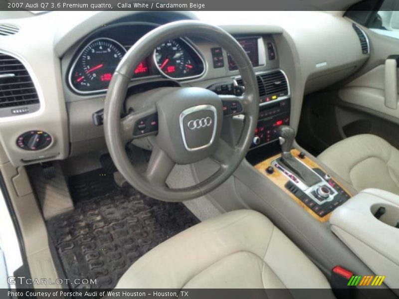 Calla White / Cardamom Beige 2007 Audi Q7 3.6 Premium quattro